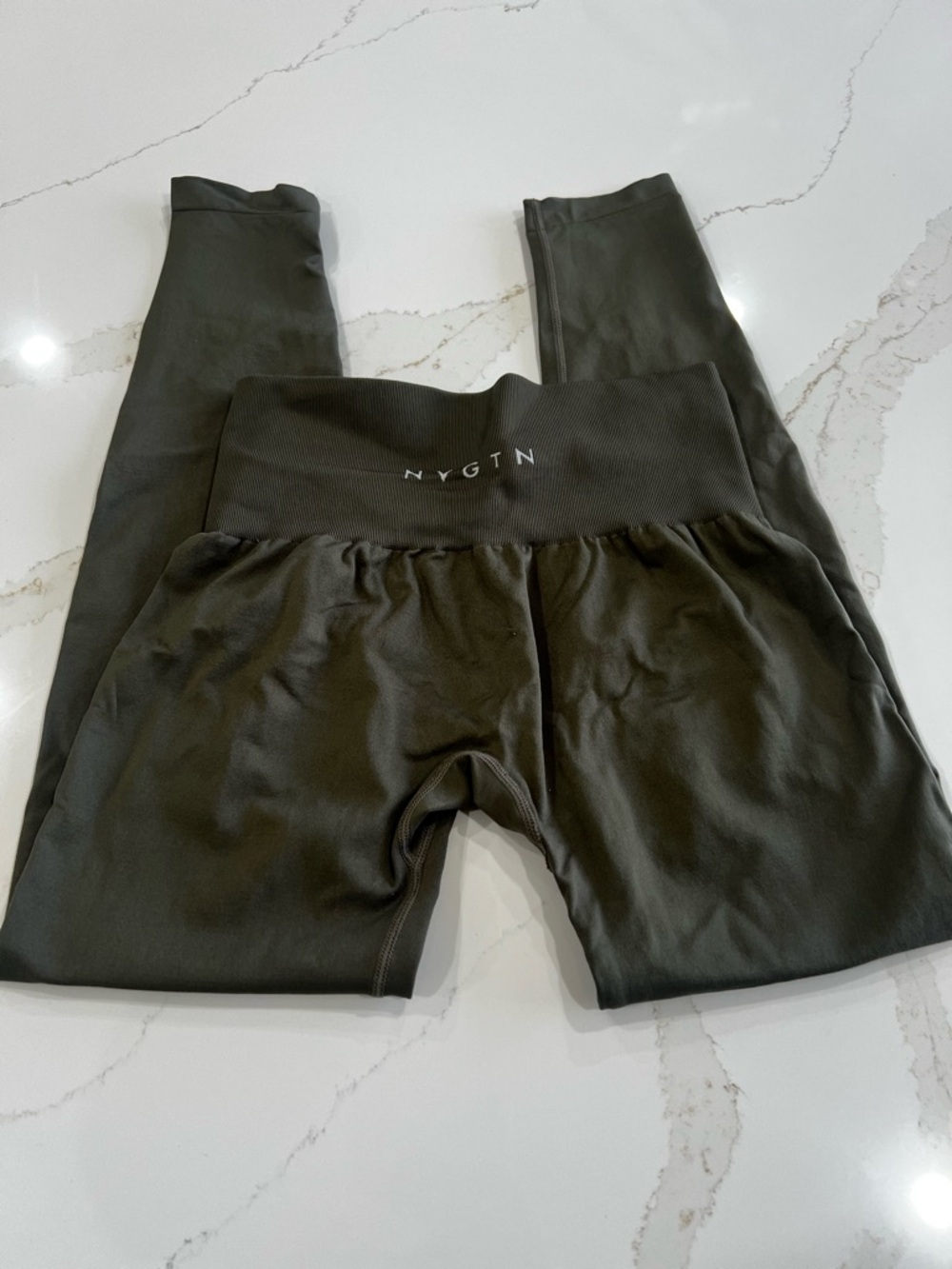 NVGTN Olive Green High-Waist Leggings
